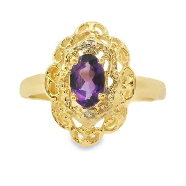 Amethyst and Diamond Ring Van Adams Jewelers Snellville, GA