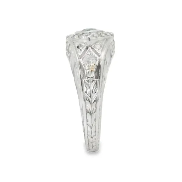 Marquise Emerald and Diamond Ring Image 4 Van Adams Jewelers Snellville, GA