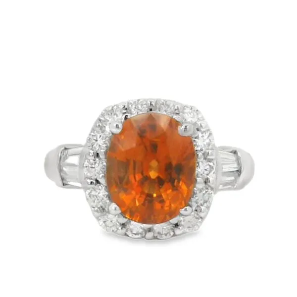 Orange Sapphire Ring Van Adams Jewelers Snellville, GA