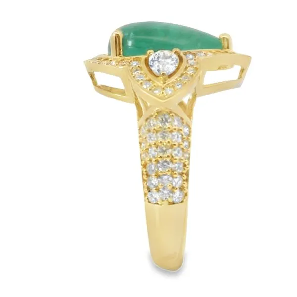 EMERALD AND DIAMONDS FASHION RING Image 5 Van Adams Jewelers Snellville, GA