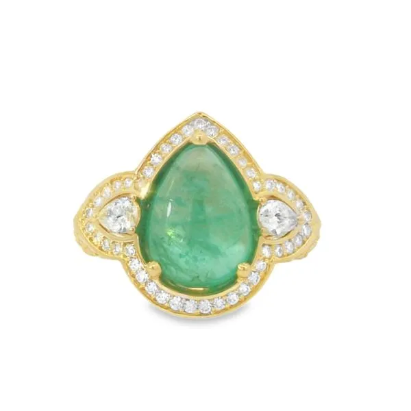 EMERALD AND DIAMONDS FASHION RING Van Adams Jewelers Snellville, GA