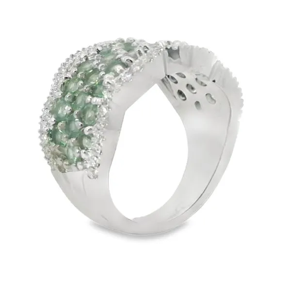ALEXANDRITES AND DIAMONDS FASHION RING Image 2 Van Adams Jewelers Snellville, GA