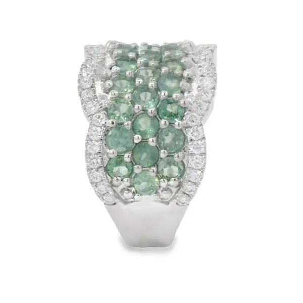 ALEXANDRITES AND DIAMONDS FASHION RING Image 3 Van Adams Jewelers Snellville, GA