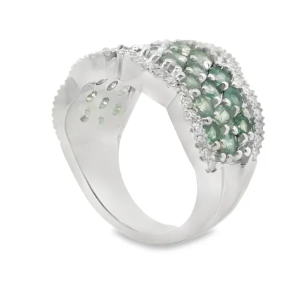ALEXANDRITES AND DIAMONDS FASHION RING Image 4 Van Adams Jewelers Snellville, GA