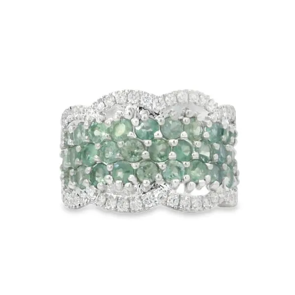 ALEXANDRITES AND DIAMONDS FASHION RING Van Adams Jewelers Snellville, GA