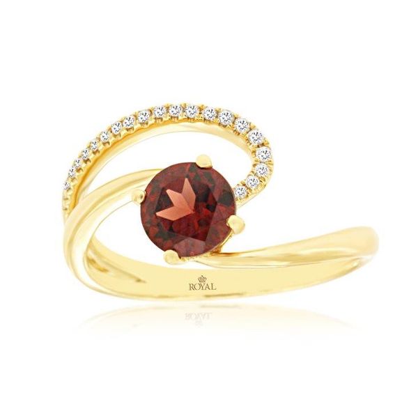Garnet and Diamond Ring Van Adams Jewelers Snellville, GA