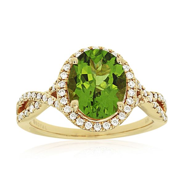 Peridot and Diamond Ring Van Adams Jewelers Snellville, GA