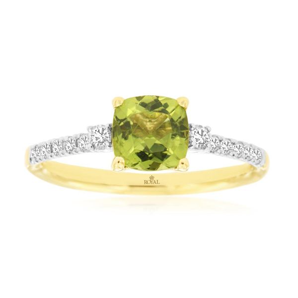 Peridot and Diamond Ring Van Adams Jewelers Snellville, GA