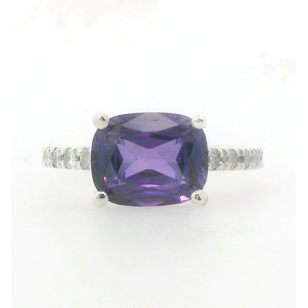 3 CT Amethyst and Diamond Ring Van Adams Jewelers Snellville, GA