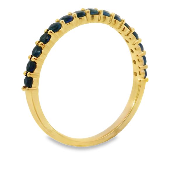 Natural Sapphire Stackable Band Image 2 Van Adams Jewelers Snellville, GA