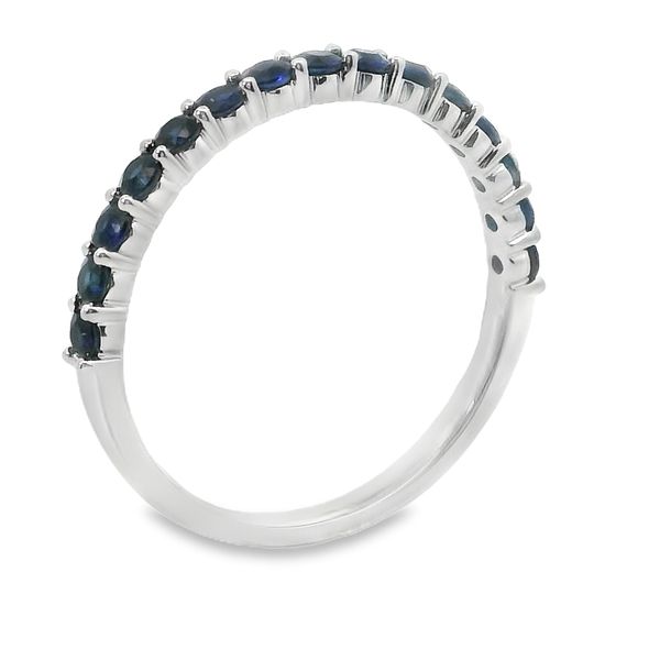 Natural Sapphire Stackable Band Image 2 Van Adams Jewelers Snellville, GA
