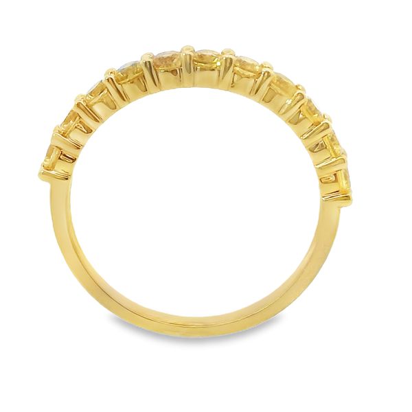 Yellow Sapphire Stackable Band Image 3 Van Adams Jewelers Snellville, GA