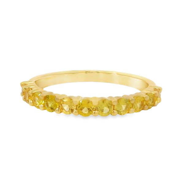 Yellow Sapphire Stackable Band Van Adams Jewelers Snellville, GA
