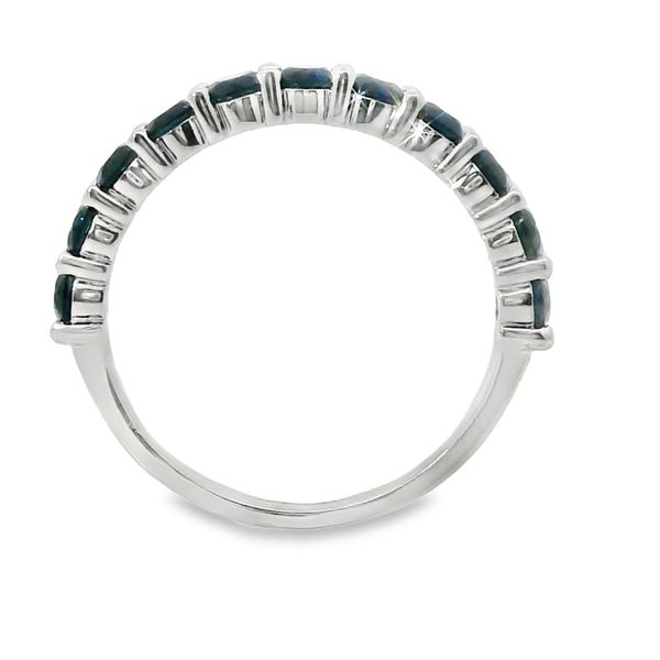 1 1/2 CT Natural Sapphire Stackable Band Image 3 Van Adams Jewelers Snellville, GA