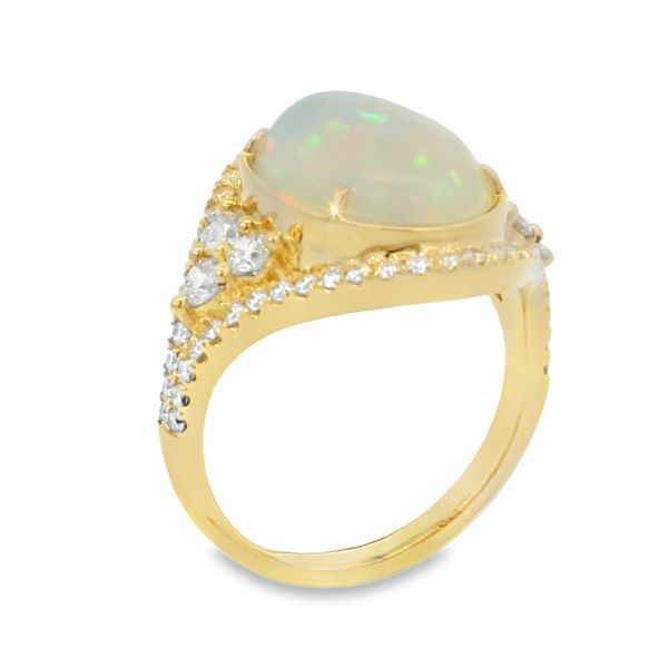 OPAL AND DIAMOND RING Image 2 Van Adams Jewelers Snellville, GA
