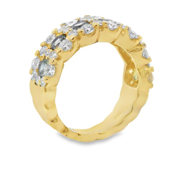 3 CT Montana Sapphire and Diamond Ring Image 2 Van Adams Jewelers Snellville, GA