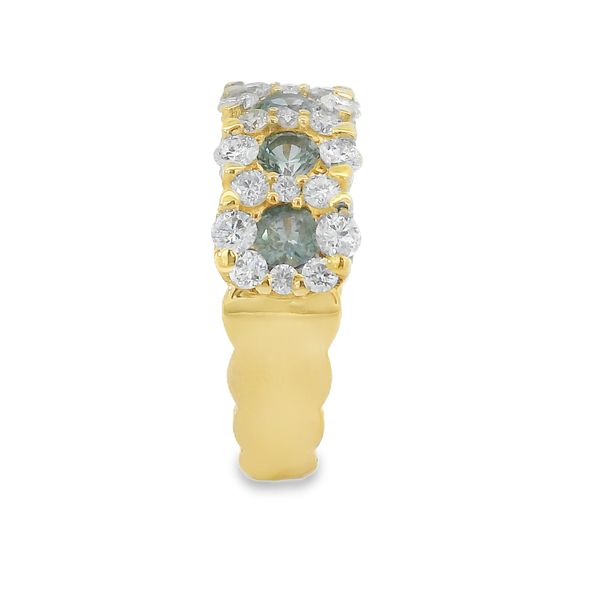 3 CT Montana Sapphire and Diamond Ring Image 4 Van Adams Jewelers Snellville, GA