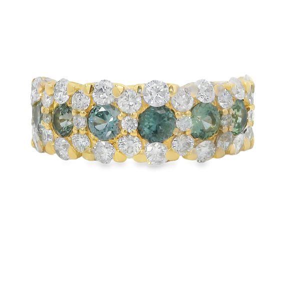 3 CT Montana Sapphire and Diamond Ring Van Adams Jewelers Snellville, GA