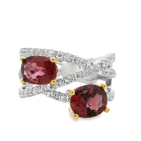 Two Stone Pink Sapphire Fashion Ring Van Adams Jewelers Snellville, GA