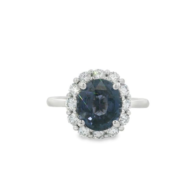 Blue Spinel and Diamond Ring Van Adams Jewelers Snellville, GA
