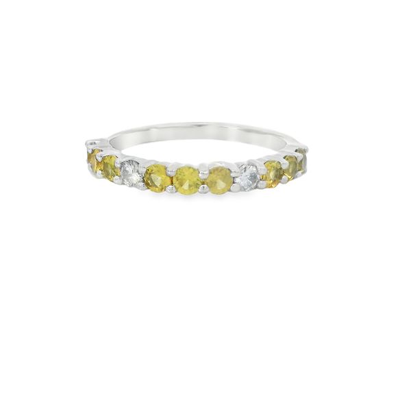 Yellow Sapphire and Diamond Stackable Band Van Adams Jewelers Snellville, GA