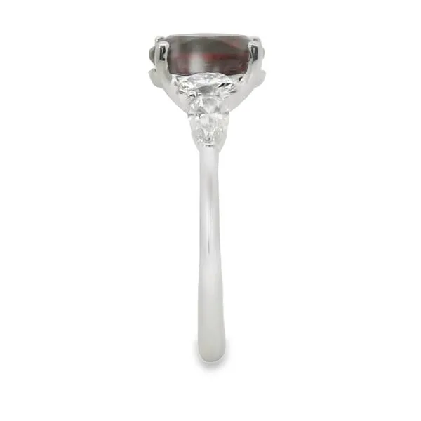 Lab Grown Ruby and Diamond Ring Image 4 Van Adams Jewelers Snellville, GA