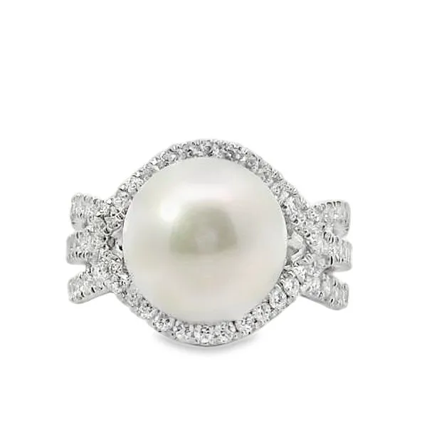 TAHITIAN PEARL AND DIAMONDS RING Van Adams Jewelers Snellville, GA