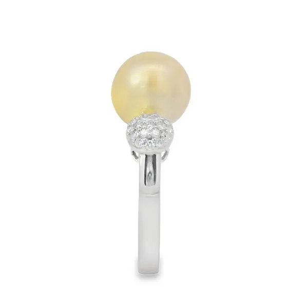 TAHITIAN PEARL AND DIAMONDS RING Image 4 Van Adams Jewelers Snellville, GA