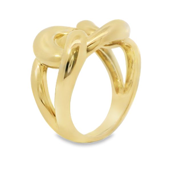 14K Yellow Gold Love Knot Ring Image 2 Van Adams Jewelers Snellville, GA