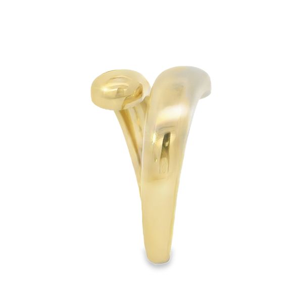 14K Yellow Gold Bypass Ring Image 4 Van Adams Jewelers Snellville, GA