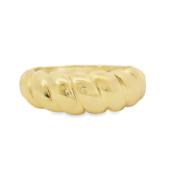 14K Yellow Gold Shrimp Fashion Ring Van Adams Jewelers Snellville, GA