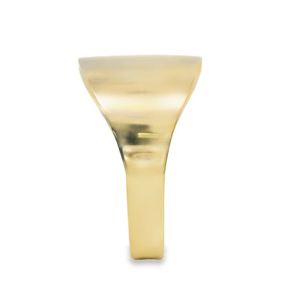 14K Yellow Gold High Polish Flat Ring Image 3 Van Adams Jewelers Snellville, GA