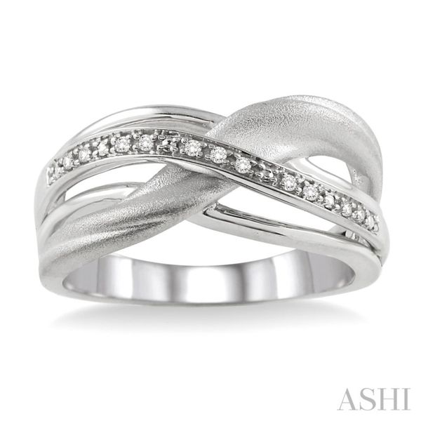 Silver Swirl Diamond Ring Van Adams Jewelers Snellville, GA