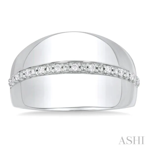 silver bold diamond fashion ring Image 2 Van Adams Jewelers Snellville, GA