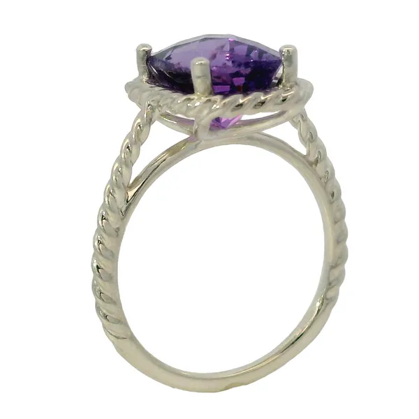 Sterling Silver  Colored Gemstone Ring With Amethyst Image 2 Van Adams Jewelers Snellville, GA