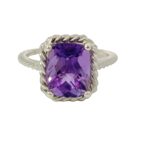 Sterling Silver  Colored Gemstone Ring With Amethyst Van Adams Jewelers Snellville, GA