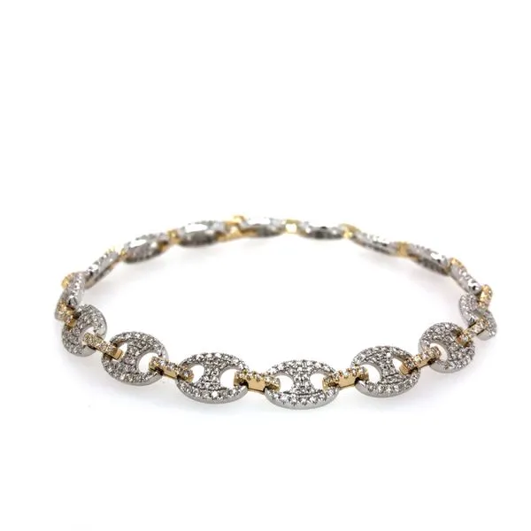 Two Toned Diamond Bracelet similar item image