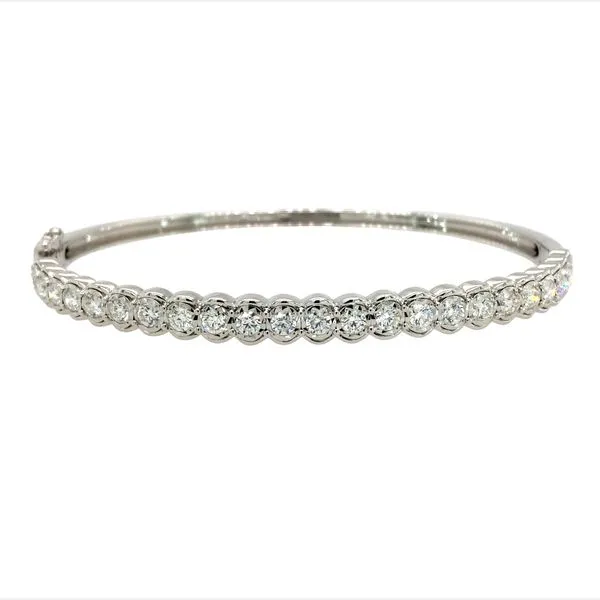Round Bezel Diamond Bangle Van Adams Jewelers Snellville, GA