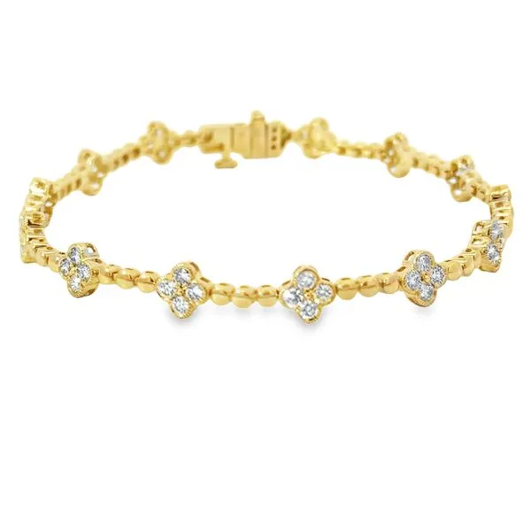 14KT YELLOW DIAMOND BRACELET Van Adams Jewelers Snellville, GA