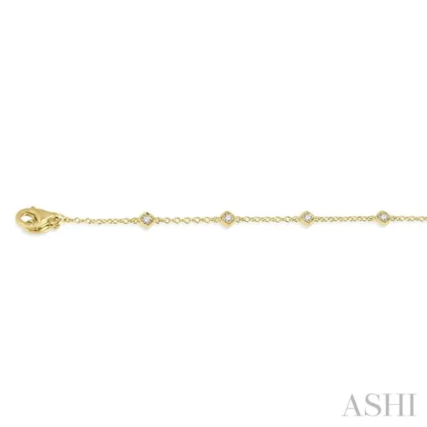 diamond station chain bracelet Image 3 Van Adams Jewelers Snellville, GA