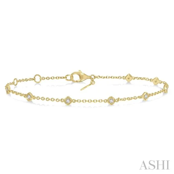 diamond station chain bracelet Van Adams Jewelers Snellville, GA
