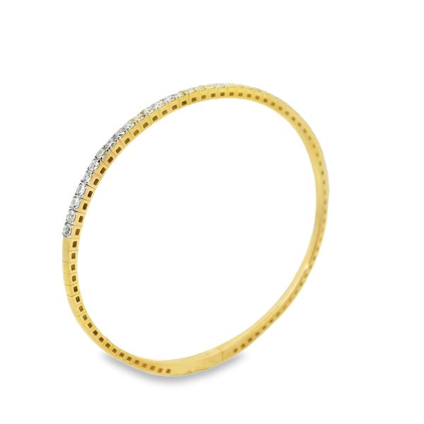 1 1/2 CT Diamond Flexible Bangle Image 2 Van Adams Jewelers Snellville, GA