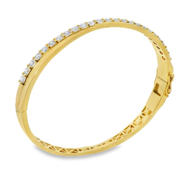 2 1/2 CT Daimond Bangle Bracelet Image 2 Van Adams Jewelers Snellville, GA