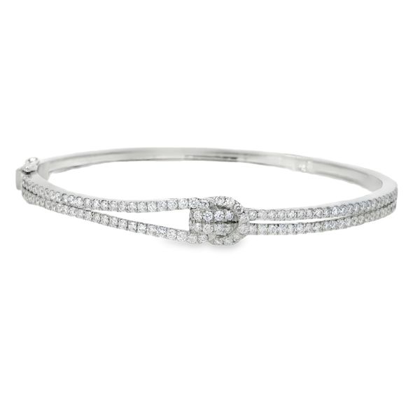 Diamond Buckle Bangle Bracelet Van Adams Jewelers Snellville, GA