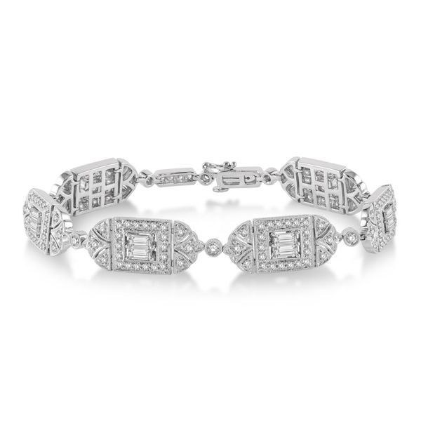 18K White Gold Diamond Bracelet Van Adams Jewelers Snellville, GA