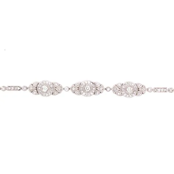 18K White Gold Diamond Tennis Bracelet Van Adams Jewelers Snellville, GA