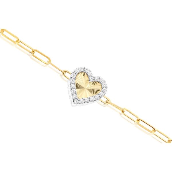 Paperclip Heart Bracelet Van Adams Jewelers Snellville, GA