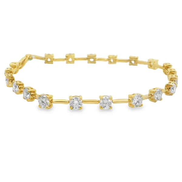 4 CT Lab Grown Diamond Station Bracelet Van Adams Jewelers Snellville, GA