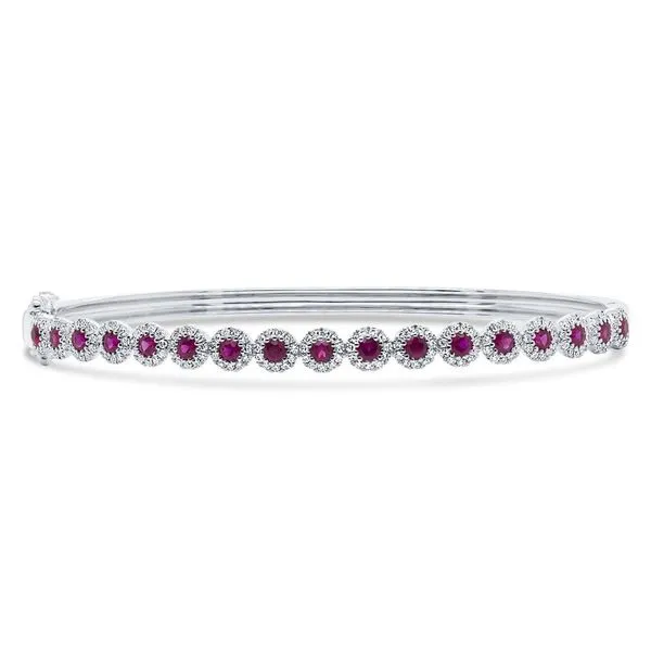 Ruby and Diamond Bangle Van Adams Jewelers Snellville, GA
