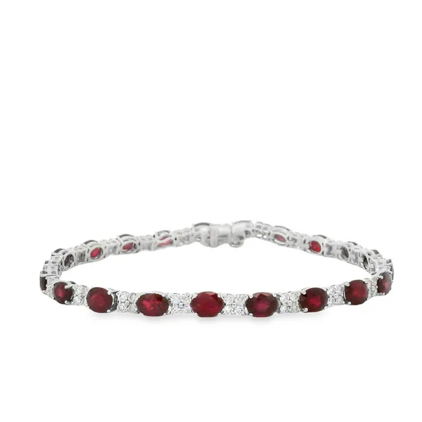 DIAMOND AND RUBY TENNIS BRACELET Van Adams Jewelers Snellville, GA